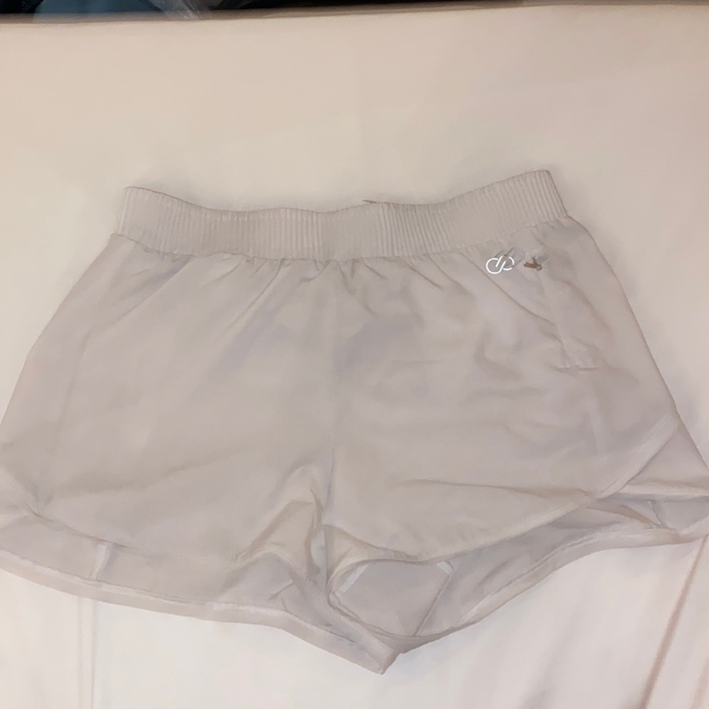 Calia sport shorts, white, zipper pocket in front